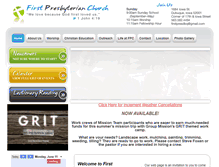Tablet Screenshot of firstpresdbq.org